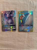 Pokémon Kaarten - Espeon GX & Magikarp & Wailord GX, Ophalen of Verzenden, Zo goed als nieuw, Losse kaart, Foil