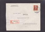 Aangetekende brief met lakstempel 1950 (1212/13), Verzenden, Brief