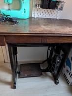 naaimachine tafel met wiel, Ophalen