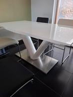 Moderne Eettafel, uitschuifbaar 90x160/220, Huis en Inrichting, Ophalen, Gebruikt, 200 cm of meer, 50 tot 100 cm