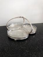 Christofle antieke 1929 zwaar verzilverd serveerschaal, Antiek en Kunst, Ophalen of Verzenden