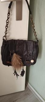 Essentiel Antwerp vintage tas, Sieraden, Tassen en Uiterlijk, Tassen | Damestassen, Ophalen, Zo goed als nieuw, Bruin, Schoudertasje