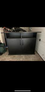 Zwarte kast met deuren en planken, Ophalen, Gebruikt