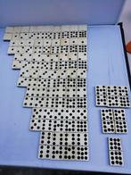 Antieke set met dominostenen in houten doos, Ophalen of Verzenden