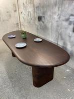 organische deens ovale eettafel, 100 tot 150 cm, Verzenden, Vijf personen of meer, Overige vormen