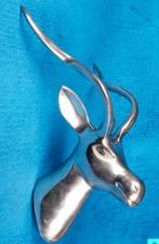 Hertenkop van gepolijst aluminium, nieuw, Ophalen of Verzenden, Nieuw