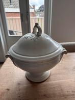Beboterde brocante terrine porselaine opaque de gien, Antiek en Kunst, Ophalen