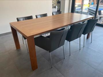 Prachtige set (design) eettafel met 6 stoelen merk Topform beschikbaar voor biedingen