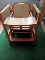 Verstelbare houten kinderstoel., Kinderen en Baby's, Kinderstoelen, Ophalen, Gebruikt, Overige typen, Gordel(s)