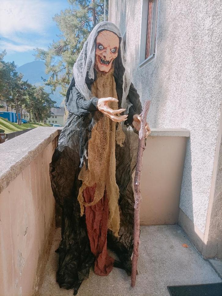 Te huur sprekende heks voor feestjes, Hobby en Vrije tijd, Feestartikelen | Verhuur, Gebruikt, Overige, Ophalen