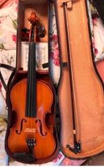 Oude 4/4 Viool met Koffer en Strijkstok - Restauratieproject, Muziek en Instrumenten, Strijkinstrumenten | Violen en Altviolen