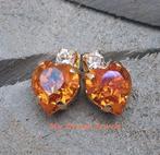 Oorstekers met Swarovski Hart Crystal Astral Pink, Met kristal, Overige materialen, Overige kleuren, Verzenden