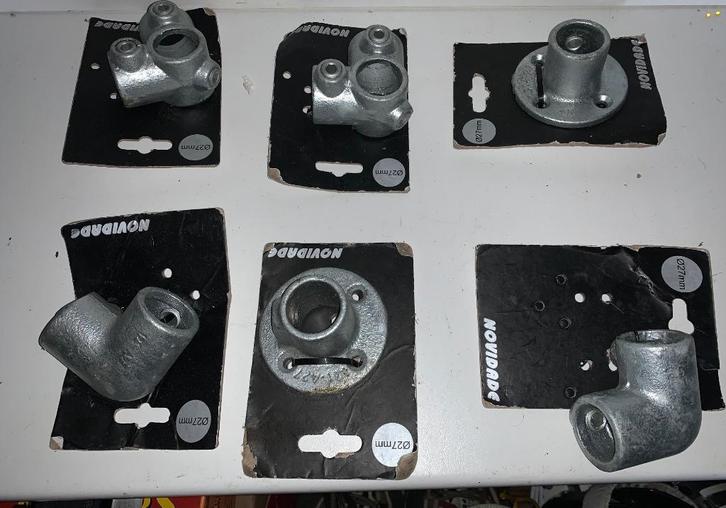 novidade buislkoppel stukken 27 mm, Doe-het-zelf en Verbouw, Hang- en Sluitwerk, Nieuw, Overige typen, IJzer, Ophalen of Verzenden