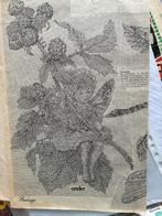 Borduurpatroon bloemenkind, Ophalen of Verzenden, Gebruikt, Handborduren, Patroon