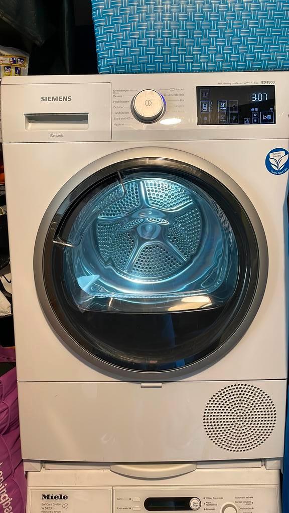 Siemens warmtepomp droger IQ500 A+++, Witgoed en Apparatuur, Wasdrogers, Zo goed als nieuw, Condens, Voorlader, 6 tot 8 kg, 85 tot 90 cm