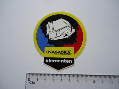 sticker Nagaoka elementen naald platenspeler draaitafel, Verzamelen, Stickers, Verzenden