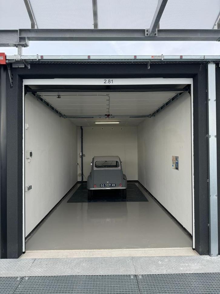 Te huur garageboxen 18m2 - 28m2, Auto diversen, Autostallingen en Garages