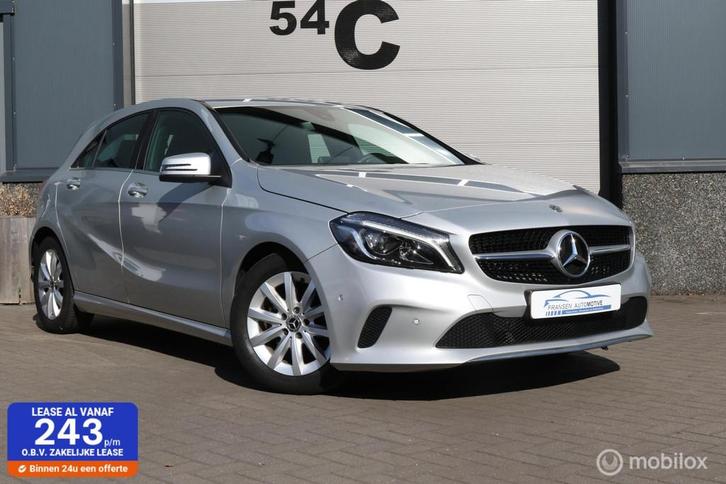 Mercedes A-klasse 180 2018 Grijs Business led verlichting, Auto's, Mercedes-Benz, Bedrijf, Te koop, A-Klasse, ABS, Achteruitrijcamera