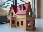 Houten poppenhuis incl. accessoires (Goki), Ophalen of Verzenden, Gebruikt, Poppenhuis
