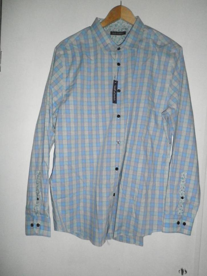 overhemd maat  large merk : Lords of harlech  , Kleding | Heren, Overhemden, Nieuw, Halswijdte 41/42 (L), Blauw, Ophalen of Verzenden