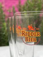 Glas RIDDER BIER Maastricht Pils Brouwerij, Verzamelen, Biermerken, Ophalen, Zo goed als nieuw, Glas of Glazen, Overige merken