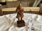 Anri houten beeld bedelaar / muzikant, Ophalen of Verzenden