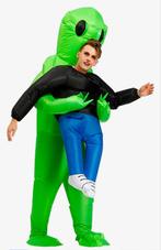 Alien kostuum verkleedpak opblaasbaar, Ophalen of Verzenden, Zo goed als nieuw, Jongen of Meisje
