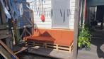 Complete palletbank inclusief buitenkussens, Ophalen of Verzenden, Gebruikt, Hout