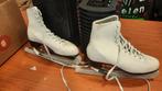 Dames witte schaatsen met beschermers . Maat 37, Gebruikt, Kunstschaatsen, Ophalen, Overige merken