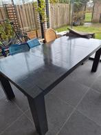 Eetkamer tafel, eiken, Huis en Inrichting, Complete eetkamers, Ophalen, Gebruikt, 6 tot 8 stoelen