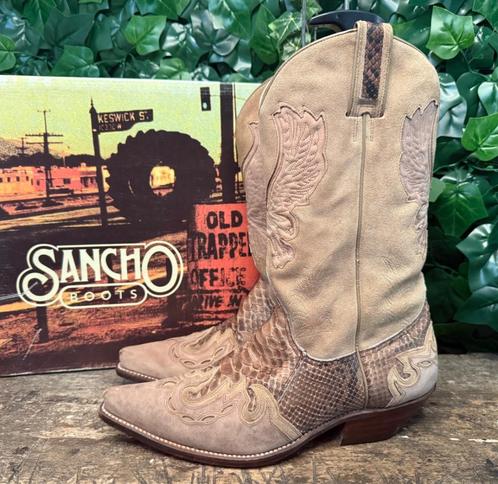 Bijna Nieuwe gave boots van Sancho maat 45, Kleding | Heren, Schoenen, Zo goed als nieuw, Boots, Bruin, Ophalen of Verzenden