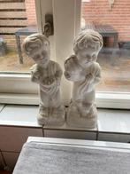 Schattige beeldjes - Set van 2, Tuin en Terras, Ophalen, Zo goed als nieuw, Beton, Engelenbeeld