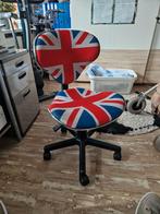 Kinderbureaustoel Union Jack, Huis en Inrichting, Ophalen of Verzenden, Gebruikt, Overige kleuren, Bureaustoel