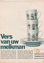 Retro reclame 1969 Leeuwezegel kopjes Seltmann zuivel, Verzenden, Overige typen
