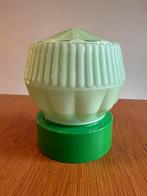 Thabur Art Deco lamp - mintgroen jaren 30 midcentury design, Huis en Inrichting, Ophalen of Verzenden, Zo goed als nieuw, Glas