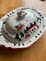 Mason’s Christmas Village. Schaal- deksel. Covered veg dish, Ophalen, Wedgwood, Aardewerk, Schaal of Schalen