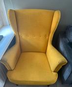 Gele Ikea Strandmon fauteuil, Huis en Inrichting, Fauteuils, Ophalen, Zo goed als nieuw