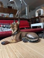 Vintage beeld herdershond, keramiek beeldje, Ophalen