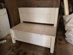 Brocante bankje met opbergruimte., Ophalen of Verzenden