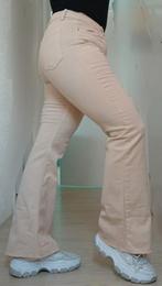 Ambika beige flared jeans L zgan, Verzenden, Beige, Maat 42/44 (L), Zo goed als nieuw