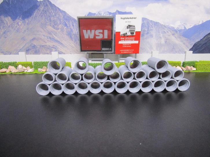 Lading Rioolbuizen Grijs "Zie Omschrijving, Ex Wsi Oplegger', Hobby en Vrije tijd, Modelauto's | 1:50, Nieuw, Bus of Vrachtwagen