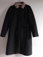King Louie trenchcoat wol maat M, Maat 38/40 (M), Zwart, Ophalen of Verzenden, Zo goed als nieuw