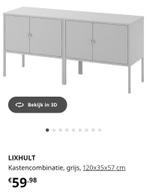 Set van 2 Lixhult Ikea lockerkasten, Ophalen, 100 tot 150 cm, Zo goed als nieuw, 25 tot 50 cm