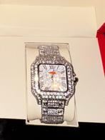 Cartier full iced out, Nieuw, Ophalen of Verzenden, Cartier, Waterdicht