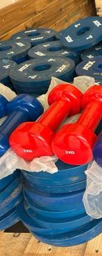 Atx rubberen dumbbells nieuw 0,5 -3 kg gewichten, Sport en Fitness, Dumbbell, 0,5-3 kg, Gewichten, Ophalen of Verzenden
