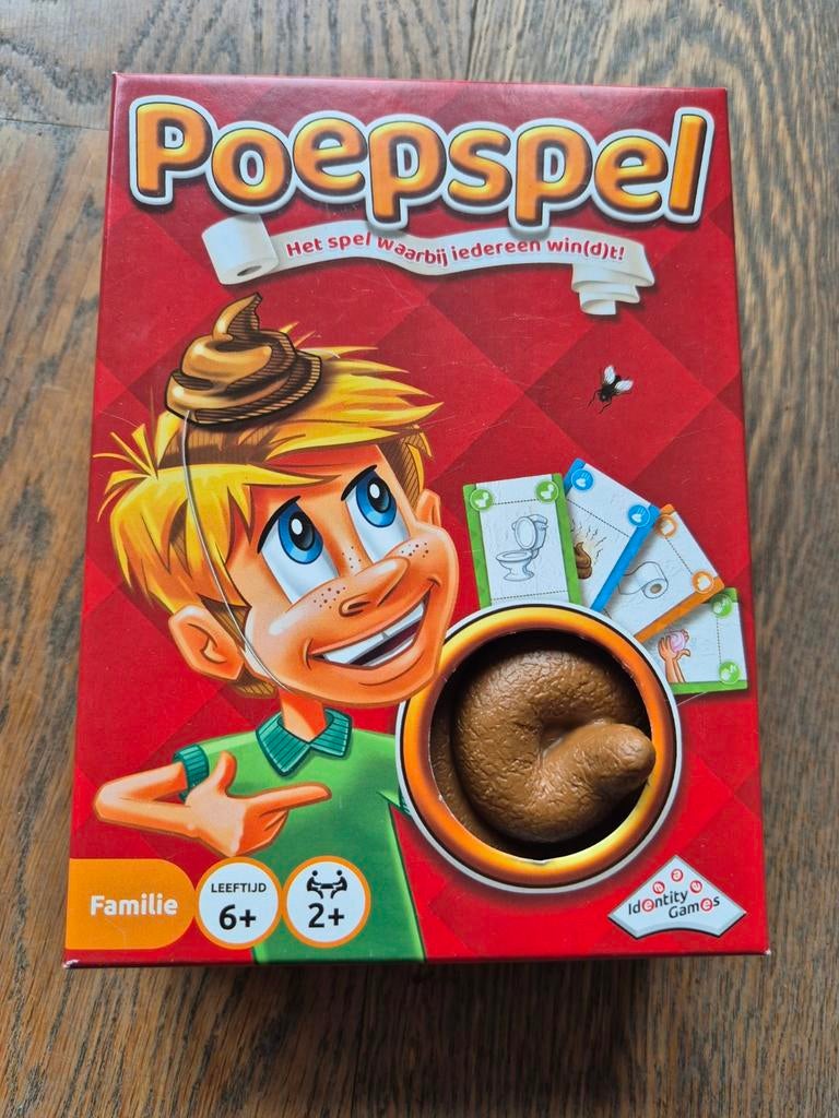 Nieuw: het poepspel, hilarisch familiespel, iedereen windt!, Hobby en Vrije tijd, Gezelschapsspellen | Bordspellen, Identity Games