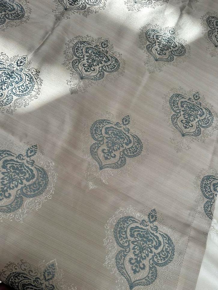 Prachtig sjieke bedloper, Huis en Inrichting, Slaapkamer | Beddengoed, Zo goed als nieuw, Eenpersoons, Blauw, Ophalen of Verzenden