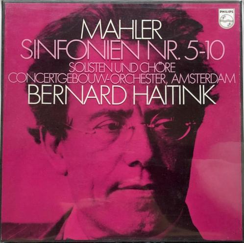 Haitink–Symphonies Nos. 5-10 Gustav Mahler - 10 LP BOX, Cd's en Dvd's, Vinyl | Klassiek, Zo goed als nieuw, Romantiek, Orkest of Ballet