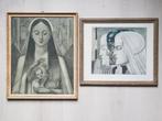 Twee schilderijtjes, Jan Toorop, Antiek en Kunst, Kunst | Litho's en Zeefdrukken, Verzenden