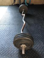 Curl hakter stang met 30 kg, Ophalen, Gebruikt